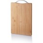 Balsa Grup Metal Saplı Lüx Bambu Ekmek Kesme Tahtası 34x24x1.8 cm