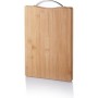 Balsa Grup Metal Saplı Lüx Bambu Ekmek Kesme Tahtası 34x24x1.8 cm