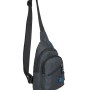 Newish Unisex Keten Kumaş Su Geçirmez Çanta, Çapraz Askılı Omuz Ve Göğüs Çantası