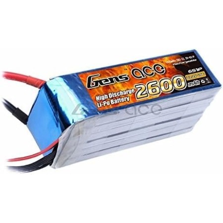 Gens Ace 2600MAH 11.1V 25C 3S1P Lipo Batarya