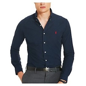 Ralph LAUREN Siyah Pamuk Erkek Gömlek 710615724006