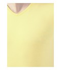 PointBack V Yaka Düz Sarı Erkek T-shirt 22y5310
