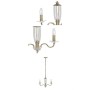 LAURA ASHLEY Pirinç 3 Kollu Avize Carson Antique Brass 3-Arm Chandelier