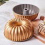 Emsan Griss Hardstone Döküm Kek Kalıbı Gold 24 cm