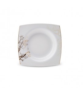 Karaca Autumn Fine Cream Porselen 23 cm Yemek Tabağı