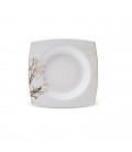 Karaca Autumn Fine Cream Porselen 23 cm Yemek Tabağı