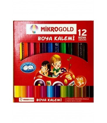 Mikro Gold 12'li Kuru Boya Kısa