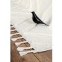 CARLA DOLGE Krem Saçaklı Dokuma Halı Yolluk Oturma Odası Çocuk Odası Salon Halısı 60x110cm