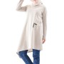 TUBANUR Asymmetric Kadın Bej Tunic 3065-01