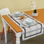 Nuvomon Luxury Modern Keten Görünümlü Masa Bandı L1 - 40x140 cm