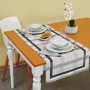 Nuvomon Luxury Modern Keten Görünümlü Masa Bandı L1 - 40x140 cm