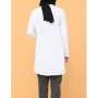 Bwest Baskılı Spor Tunik 5999-03 Beyaz