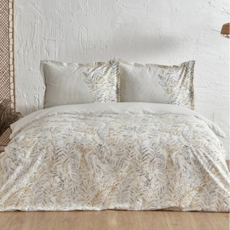Karaca Home Bled Gri %100 Pamuk Çift Kişilik Nevresim Takımı