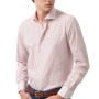 D'S Damat Slim Fit Kırmızı Baskılı Italyan Yaka Gömlek 6HC02ORT11185