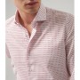 D'S Damat Slim Fit Kırmızı Baskılı Italyan Yaka Gömlek 6HC02ORT11185