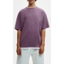 Pull And Bear Erkek Kontrast Detaylı Oversize Kısa Kollu T-shirt 8245/703