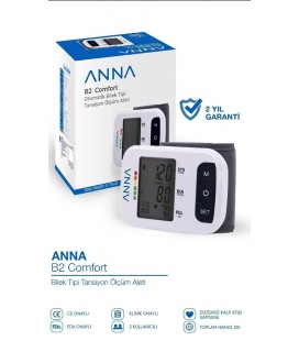 Anna B2 Comfort Dijital Bilekten Ölçer Tansiyon Aleti b2cmfrt