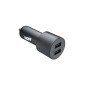 Nokia DC-20 Car Charger with 2 USB output Original (Dual Cable)