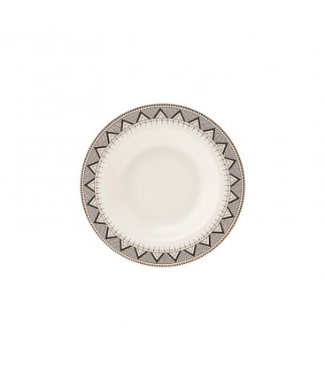 Karaca Globe Porselen Yemek Çukur Tabak (22 cm)