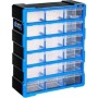Begin Power Asr-6002 Mono Blok Çekmeceli Organizer 18'li Çivi Vida Takı Organizer Kutusu