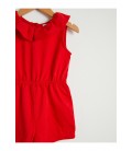 LC Waikiki Kız Çocuk Kırmızı Salopet Şortlu Elbise S18309Z1