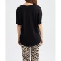 DefactoOversize Fit Bisiklet Yaka Basic Kısa Kollu %100 Pamuk Kadın Tişört W9570AZ