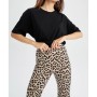 DefactoOversize Fit Bisiklet Yaka Basic Kısa Kollu %100 Pamuk Kadın Tişört W9570AZ