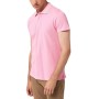D'S Damat Regular Fit Pembe %100 Pamuk Polo Yaka T-shirt