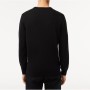 Lacoste AH1985-031 Erkek Standart Fit Uzun Kollu Bisiklet Yaka Siyah Triko