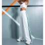 Koton Ebru Şallı Loves Koton Sport Çizgili Palazzo Eşofman Altı 2SAK40320NK