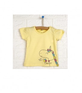 HelloBaby Basic Kız Bebek Sarı Tshirt