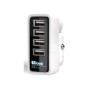 2000 mA Car Cigarette Lighter Charger with 4xUSB u love UCK02