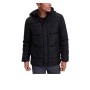Defacto Erkek Siyah Kapüşonlu Slim Fit Kalın Mont R7694AZ20WN