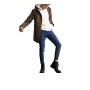 Defacto Erkek Haki Kapüşonlu Slim Fit Pamuklu İçi Yumuşak Tüylü Kalın Parka R6780AZ20CW