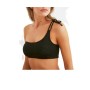 TRENDYOLMİLLA Siyah Bağlama Detaylı Tek Omuz Bikini Üstü TBESS21BU0108