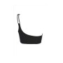 TRENDYOLMİLLA Siyah Bağlama Detaylı Tek Omuz Bikini Üstü TBESS21BU0108