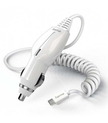 Hama vehicle Charging Cable, Micro USB, White 00108164