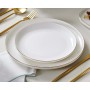 Karaca Bone Collection Gold Sunum Pasta Tabağı 20cm