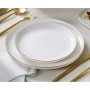 Karaca Bone Collection Gold Sunum Pasta Tabağı 20cm