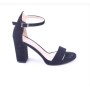 Gold Step 679 Kadın 5 Cm Topuk Platform Tek Bant Süet Ayakkabı
