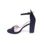 Gold Step 679 Kadın 5 Cm Topuk Platform Tek Bant Süet Ayakkabı