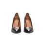 George Hogg - Kroko Siyah Stiletto - 7004264006 %100 Deri