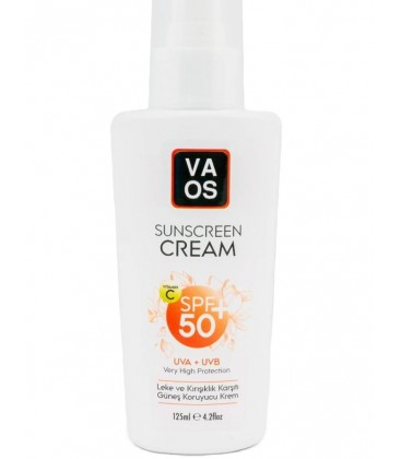 VAOS Leke Ve Kırışıklık Karşıtı C Vitaminli Spf 50+ Güneş Kremi