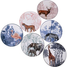 Karaca  Jungle 6 Parça Pasta Seti 19 cm