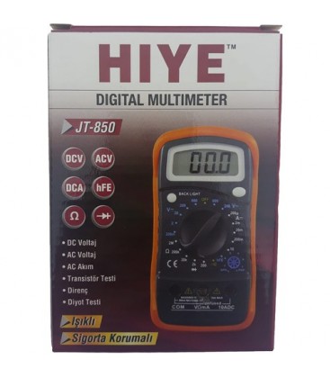 HIYE Dijital Multimetre Ölçüm Cihazı Hıye JT-850