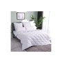 Miabella Home 155x215 Tek Kişilik Mikrofiber Saten Beyaz Yorgan