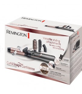 Remington Metalik Gri Curl&Straight Confidence Saç Şekillendirme Seti As8606