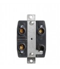 Leviton CS6369 50 Amper, 125/250 Volt, Siyah ve Beyaz Kilitli Gömme Priz, Endüstriyel Sınıf