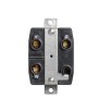 Leviton 50 Amper, 125/250 Volt, Siyah ve Beyaz Kilitli Gömme Priz, Endüstriyel Sınıf