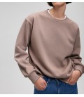 Mavi Bisiklet Yaka Kahverengi Basic Sweatshirt 1610198-70364